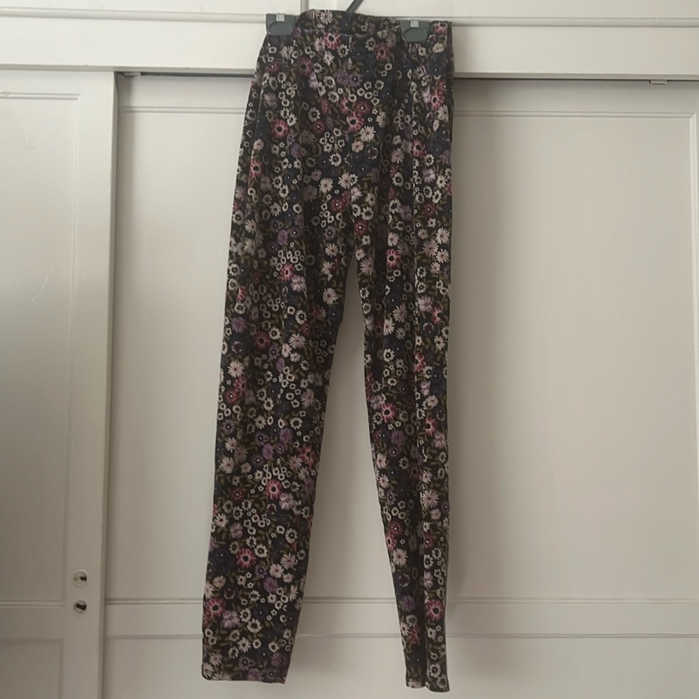 Floral Stretch Denim Jeggings